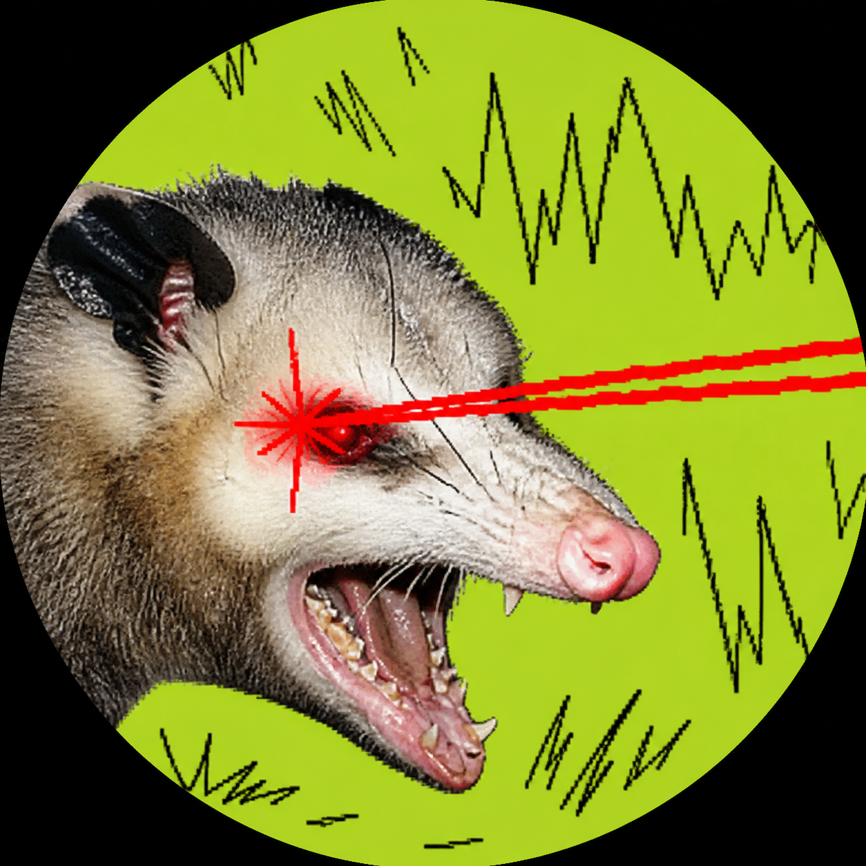 Laser-eyed opossum